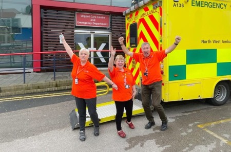 The ED Volunteers were our 2022 Volunteers of the Year in the Celebrating Success Awards