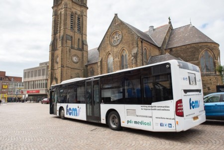 Vaccine bus rolls into Blackpool